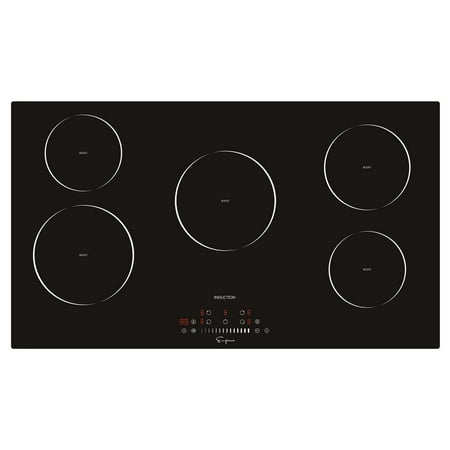 Induction Stove - Empava 36” Electric Stove Top Induction Cooktop With 4 Burners, Black EMPV-IDC36