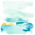 thumbnail image 3 of Vess, June Erica 20x20 Black Modern Framed Museum Art Print Titled - Liquid Shoreline II, 3 of 5