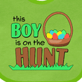 thumbnail image 4 of Inktastic This Boy is on the Hunt- Easter Eggs Boys Baby Bib, 4 of 4