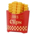 thumbnail image 1 of Creative French Fries Sealing Clips with Fridge Magnets, Snack Food Sealing Clip for Plastic Bags, 1 of 5
