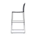 thumbnail image 4 of Butler Specialty Company Urban Woven Leather Rectangular  28" Barstool - Black, 4 of 7
