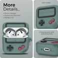 thumbnail image 6 of Wrongduck Silicone Game Console Case for AirPods Pro 3 (2025) – Retro Design Protective Cover with Dual Carabiners, Compatible with MagSafe Charging – Cute Airpod Pro 3 Case for Men and Women, 6 of 10