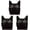 Black 3PCS, variant on ABODELINE Cat Car Window Decal, Black Waterproof Vinyl Sticker, Suitable for Decorating car Bodies, Bumpers, Windows, Helmets, laptops, and suitcases