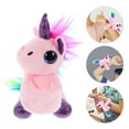 thumbnail image 4 of ColoMX Pulsera de peluche de unicornio para niños, adorables animales, cómoda y decorativa., 4 of 7