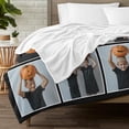 thumbnail image 4 of Personalized Picture Blankets with Family is Everything Custom Blanket with Picture for Mom Dad Grandpa Grandma Daughter Son Customized Throw Blankets for Thanksgiving Christmas, 4 of 6