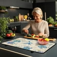 thumbnail image 3 of Renewold Stove Top Cover for Glass Stove Top, Ceramic Glass Stove Cover Mat Oil Resistant Prevent Scratching Oven Mat Protector Expands Counter Space, Hummingbird Flower Beige, 3 of 7