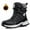 Black, variant on VOVORY Men's Snow Boots Insulated Waterproof Warm Hiking Winter Boots for Outdoor