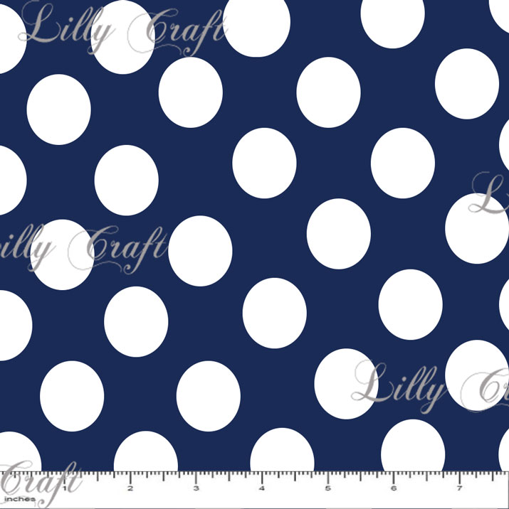 42 Inch Cotton Fabric By The Yard ZBC7268B White Fabric Dressmaking Fabric Home Accessories Purple Polka Dot Decor Fabric