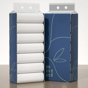14-Roll Pack of 4-Ply Toilet Paper | Soft & Strong Bathroom Tissue for Household & Commercial Use