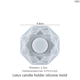 thumbnail image 2 of Molde de silicona para almacenamiento de candelabros con forma de flor con patrón irregular y herramienta abrasiva de resina para bricolaje con forma de gota de pegamento de cristal, 2 of 5