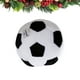 thumbnail image 1 of KAKOWELY 1 sonajero de peluche con control de voz, forma de balón de fútbol, para bebés recién nacidos (blanco y negro), 1 of 5