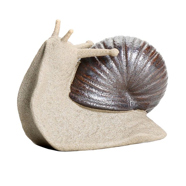 Adornos de Caracol miniatura de cerámica Bonsai Micro paisaje para 3.8x6.8x4.8cm Sunnimix Paisaje de caracol