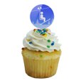 thumbnail image 5 of Skiing Ski Lift Symbol in Snow Cupcake Picks Toppers Decoration Set of 6, 5 of 6