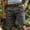 #Dark Gray, variant on DPTALR George Men's Stretch Chino Shorts,Slim Fit Flat Front,Summer Cotton Casual with Pocket,Army Green,Big and Tall Men XL