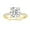 Gold, variant on 3.5CT 925 Sterling Silver Rings Cushion Cut Cubic Zirconia CZ Engagement Wedding Bands for Women Promise Rings for Her Size 3-11