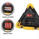 thumbnail image 4 of KAIYANG Luz de advertencia LED para automóvil, luz de advertencia triangular impermeable, 4 modos, luz de inundación blanca de 30 W (batería no incluida), 4 of 4