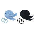 thumbnail image 1 of 2 Diademas Con Varilla Para Rizar Sin Calor Con Gomas Para El Pelo. Negro y azul Jinwen varilla rizadora sin calor, 1 of 8