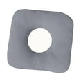 thumbnail image 4 of Cojín de asiento relleno con forma de donut, almohadilla de lactancia, almohadilla portátil y cómoda con forma de donut, cojín de donut para viajes, gris, 4 of 8