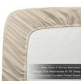 thumbnail image 2 of Bare Home 2 Full Fitted Premium Ultra-Soft Bed Sheets (2-Pack) - Hypoallergenic, Full, 15" Deep Pocket, 54" x 75"(Full, Sand), 2 of 4