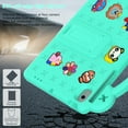 thumbnail image 6 of ELEHOLD for Samsung Tab A8 10.5 inch Kids Case, Cute Cartoon EVA Kids-Friendly Handle Grip Kickstand Shockproof Rugged Protective Case for Samsung Tab A8 10.5" X200/X205, Mintgreen, 6 of 7