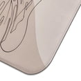 thumbnail image 5 of Brown Boho Line Art Plant Pattern Dish Drying Mat for Kitchen 1 Pack, Ultra Absorbent Microfiber Dishes Drainer Mats,16"x18", 5 of 6