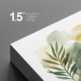 thumbnail image 4 of IDEA4WALL Canvas Print Wall Art Pastel Green Yellow Forest Leave Abstract Nature Illustrations Floral Botanical Painting Artwork Clam/Relax Colorful Wilderness for Rooms - 32"x48", 4 of 5