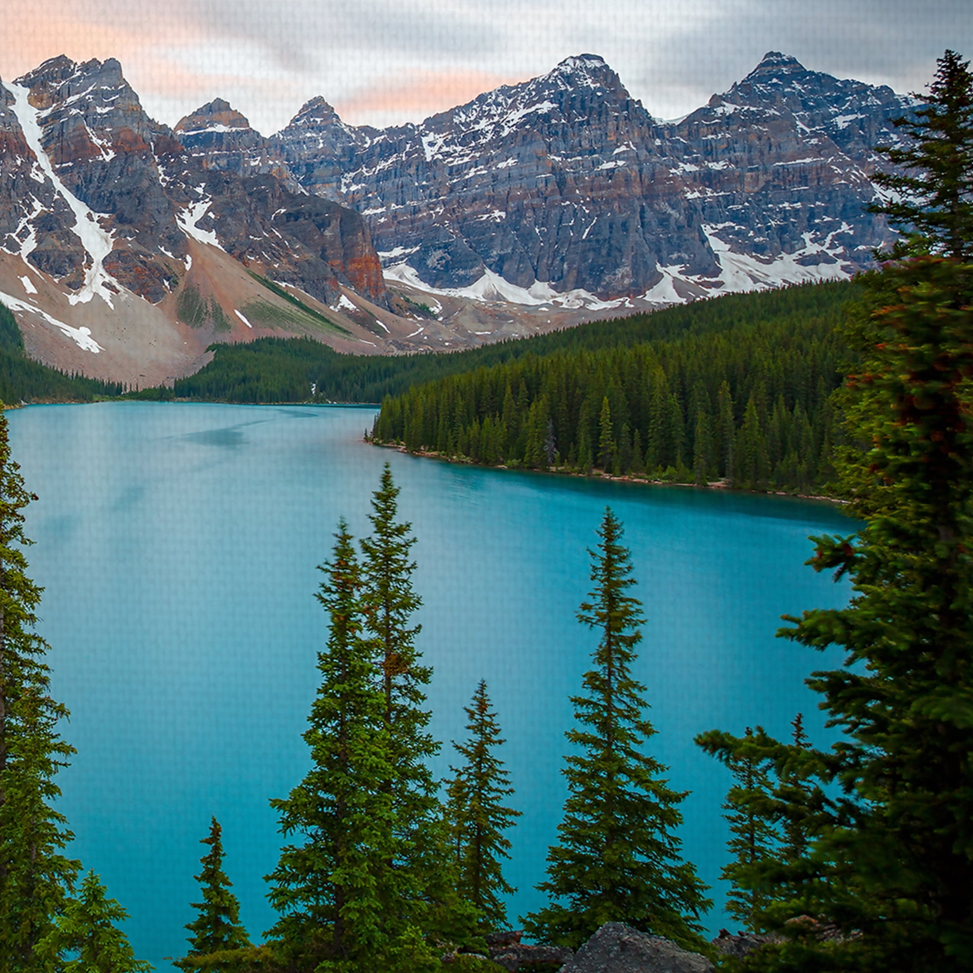 Masterpiece Art Gallery Mountain Lake by Johny Georend Canvas Art Print