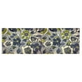 thumbnail image 6 of Yayeee Kitchen Valance Rod Pocket 54" x 18" Living Room Window Curtain, Green Floral, 6 of 6