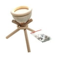 thumbnail image 4 of DOLITY Diffuseur d'Huiles Essentielles Désodorisant Premium Petit Support Minimaliste en Bois, 4 of 9