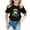 1-Black743, variant on Kiijoy Toddler Girls Graphic Tee Short Sleeve Crewneck T-Shirt Summer Casual T Shirt, Sizes 3-12