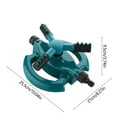 thumbnail image 3 of Automatic 360 Degree Rotating Garden Sprinkler System for Efficient Yard Irrigation with Adjustable Spray Pattern and Swivel,Easy Setup,Lightweight 0.44lb,Home Use, 3 of 6