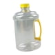 thumbnail image 1 of Botella de agua reutilizable de 1,5 l con tapa de rosca y fácil agarre para oficina, deportes y senderismo. amarillo, 1 of 8