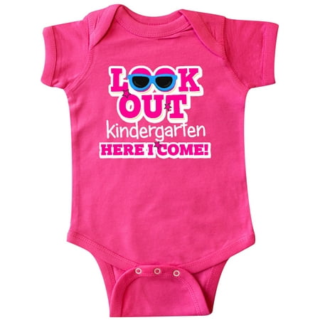 

Inktastic Look out Kindergarten Here I Come Gift Baby Girl Bodysuit