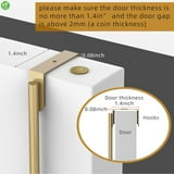 HFHOME 2 Fodere Per Cesti Appesi In Fibra Di Cocco - Ø 35,5 Cm - Rivestimenti Rotondi Per Fioriere - Biodegradabili E Traspiranti - 5