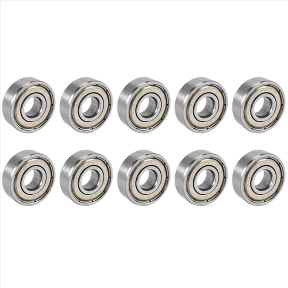10 pcs. Ball bearings miniature deep groove ball bearings 608 ZZ 8 x 22 x 7mm Bearing Steel