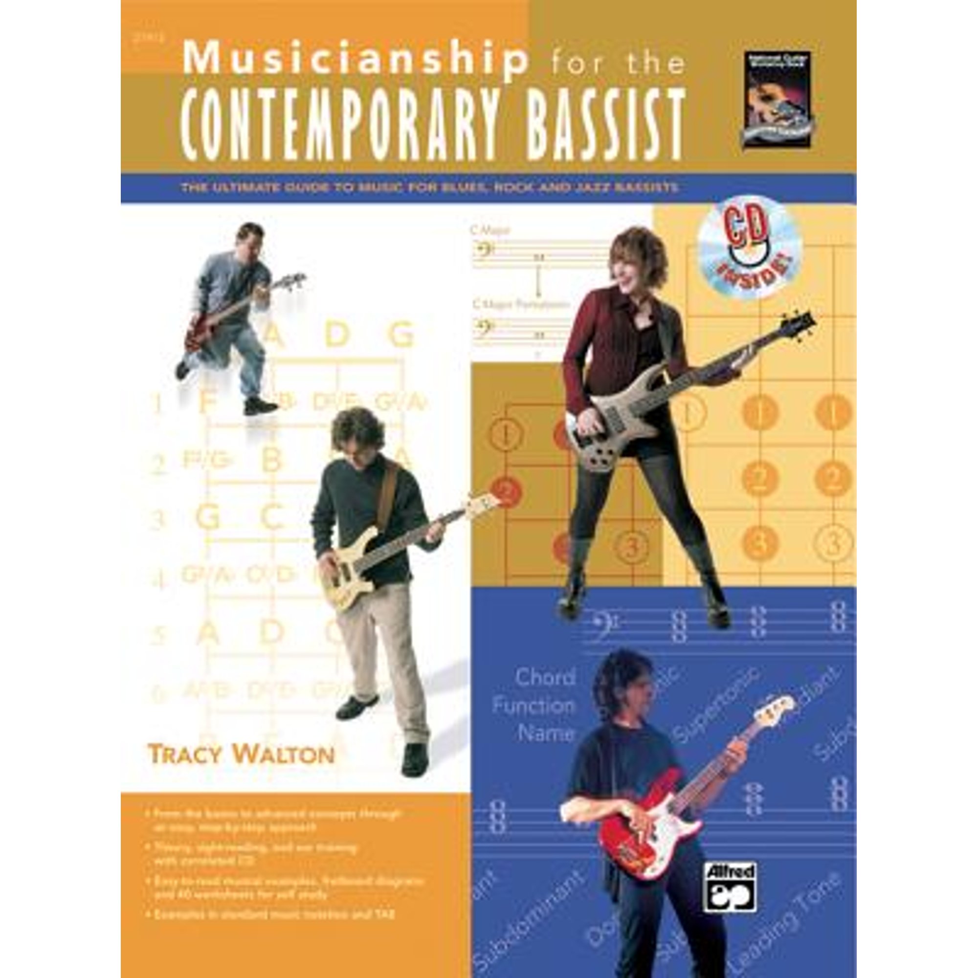 Pre-Owned Musicianship for the Contemporary Bassist: The Ultimate Guide to Music for Blues, Rock, and Jazz Bassists, Book & CD (Paperback) 073902826X 9780739028261