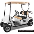 thumbnail image 6 of 10L0L Golf Cart Seat Cover for EZGO TXT RXV &Club Car DS,Washable Mesh Bench Seat Cover-Black Beige, 6 of 7