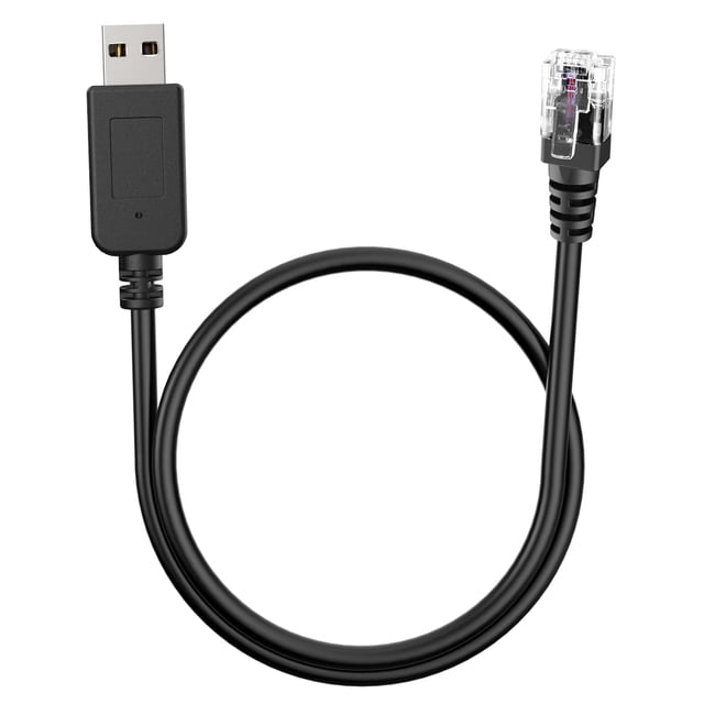Jsvecip Cable detector de radar, cable de enchufe USB a RJ11, para detector de radar Escort Radenso XP Uniden Beltronics Cobra Whistler, cable de alimentación de repuesto para detectores de radar (RJ1