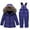 Purple, variant on XEGLSBU Snowsuit Toddler 4T Toddler Boys Snowsuit Girls Snowsuits Pant and Jacket Bib Winter Kids Clothes Coat Snowsuit Toddler Girl 3T Red Size 2-3 Years