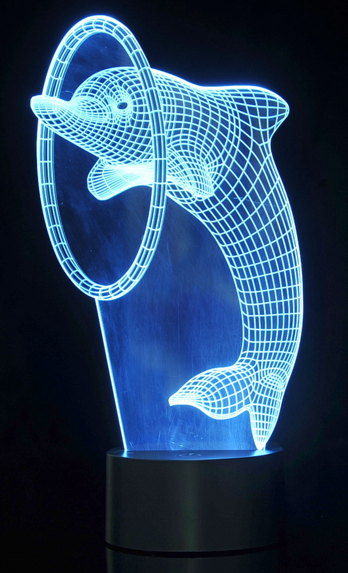 PlayWorld Board No More! 3D Dolphin Laser Cut Precision LED Lights