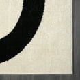 thumbnail image 3 of Abani Deco Collection Area Rug Mid Century Modern Bedroom Living Room Decor Floor Rug 8 x 10 Cream Black, 3 of 9