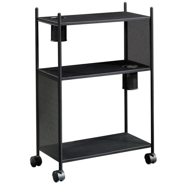 Sauder Boulevard Cafe Multi Purpose Cart in Black