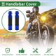 thumbnail image 3 of Cubiertas de manillares universales de motocicleta Unique Bargains 7/8" 22mm 15/16" 24mm, agarres de goma de aleación de aluminio para motocicleta, scooter, bicicleta, ATV, negro y azul, 1 par, 3 of 7