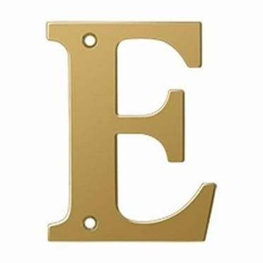 4 in. Residential Letter E, Lifetime