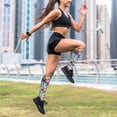 thumbnail image 6 of Lsque Colored Casino Chips Pattern Sport Compression Socks for Men & Women 15-20 mmHg Knee High Nurse Pregnant Running Medical and Travel Athletic, 6 of 6