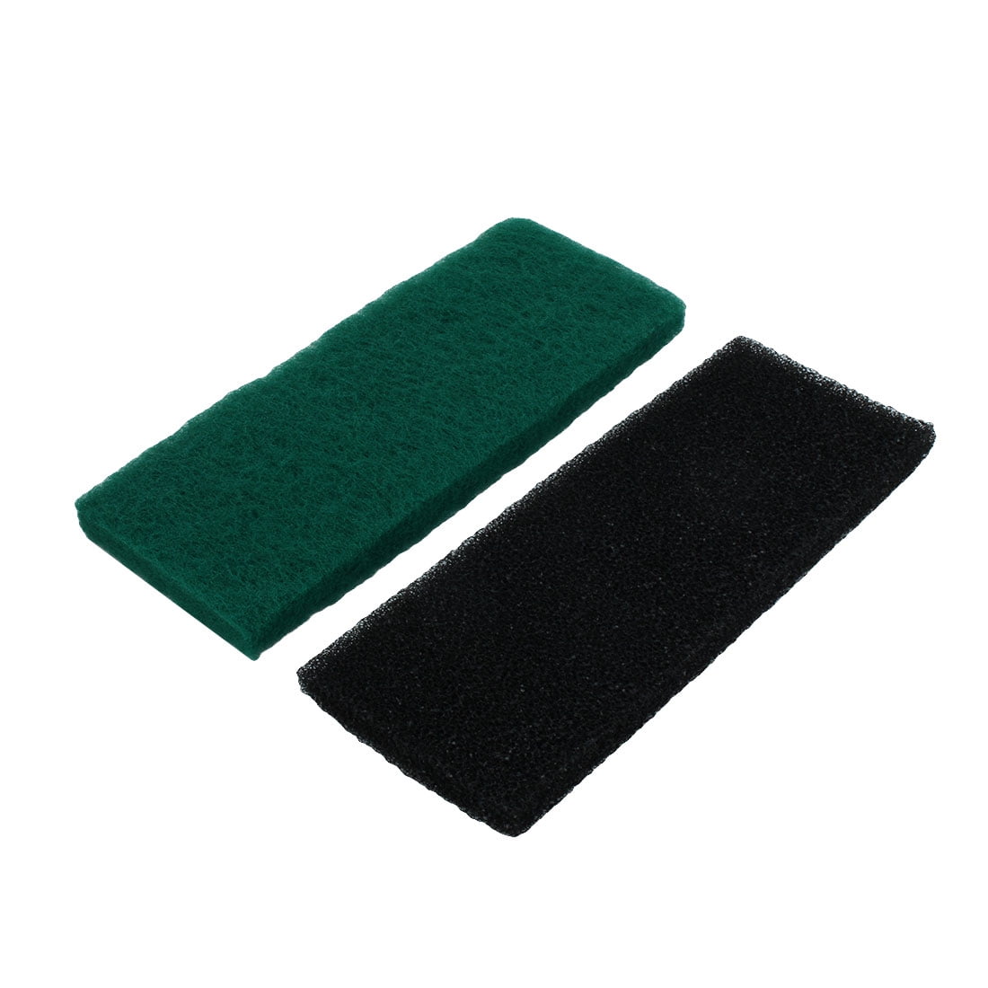 Aquarium Sponge Rectangle Foam Block Biochemical Filter Pad 2pcs Black