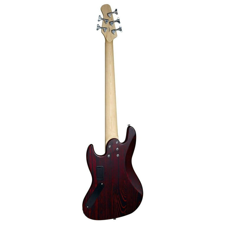 Michael Kelly Element 5OP 5-String Bass Guitar (Trans Red