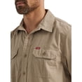 thumbnail image 4 of Wrangler® Men's Relaxed Fit Short Sleeve Twill Shirt, Sizes S-5XL, 4 of 5