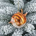 thumbnail image 6 of Woodland Christmas Ornaments Hibernating Forest Animals Rustic Tree Decorations Set of 6 Fox Deer Bunny Owl Hedgehog Handcrafted, 6 of 6