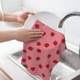 thumbnail image 6 of Sikiie Strawberries Waffle Weave Kitchen Dish Cloth,Super Absorbent Kitchen Dish Towels 16*26 Inches for Dish Rags Washing Dishes, Drying Dishes, 6 of 7